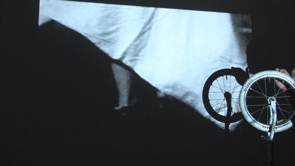 The Puppeteer, 2009 Video installation, B&W, sound